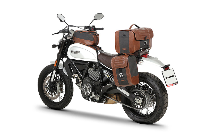 Ducati Scrambler 800 [SHAD] - Držák boční tašky Café Racer Ducati Scrambler