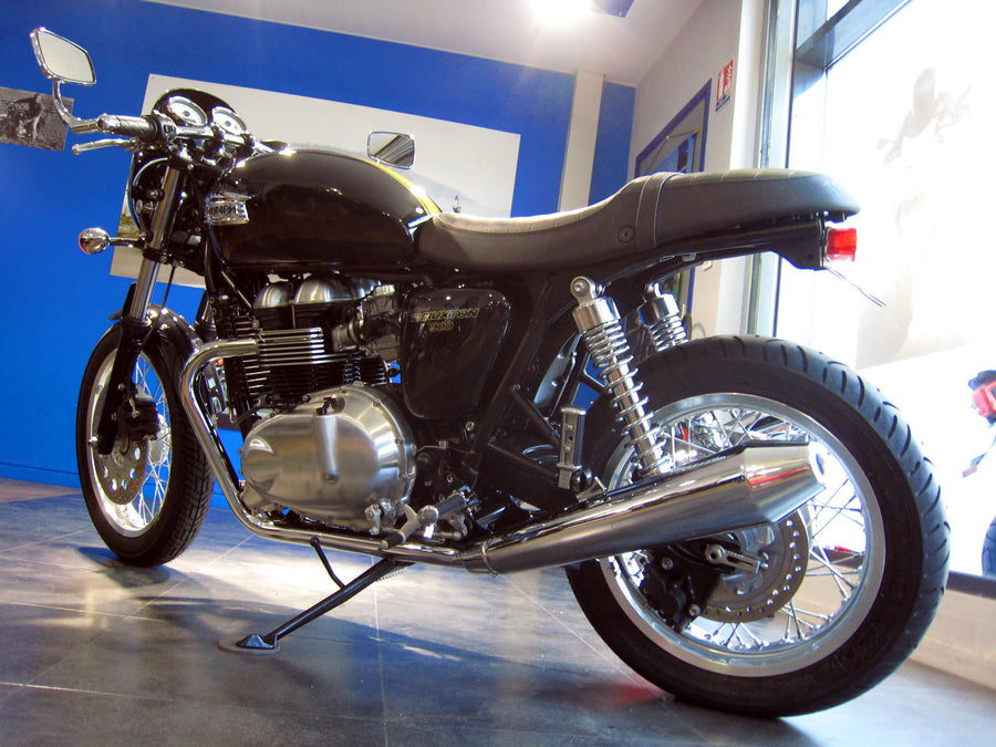 Triumph Bonneville 900 T 100 Black ABS [2017-2021] - Kennzeichenhalter Radlauf schwarz Triumph Bonneville 900