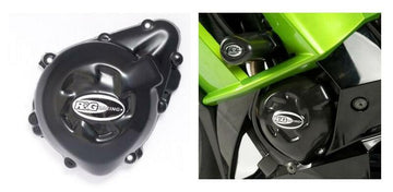 Kawasaki Z 1000 ABS R EDITION ZR1000J [2017-2019] - Ochranný kryt levého krytu klikové skříně černý Kawasaki Z1000/SX