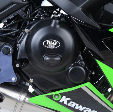 Kawasaki Z 650 ABS ER650H [2017-2019] - Chránič krytu klikové skříně řady Race pravý černý Kawasaki