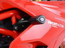 Ducati SuperSport [2017-2024] - Aero Sturzpads schwarz mit Bohrungsblende Ducati Supersport