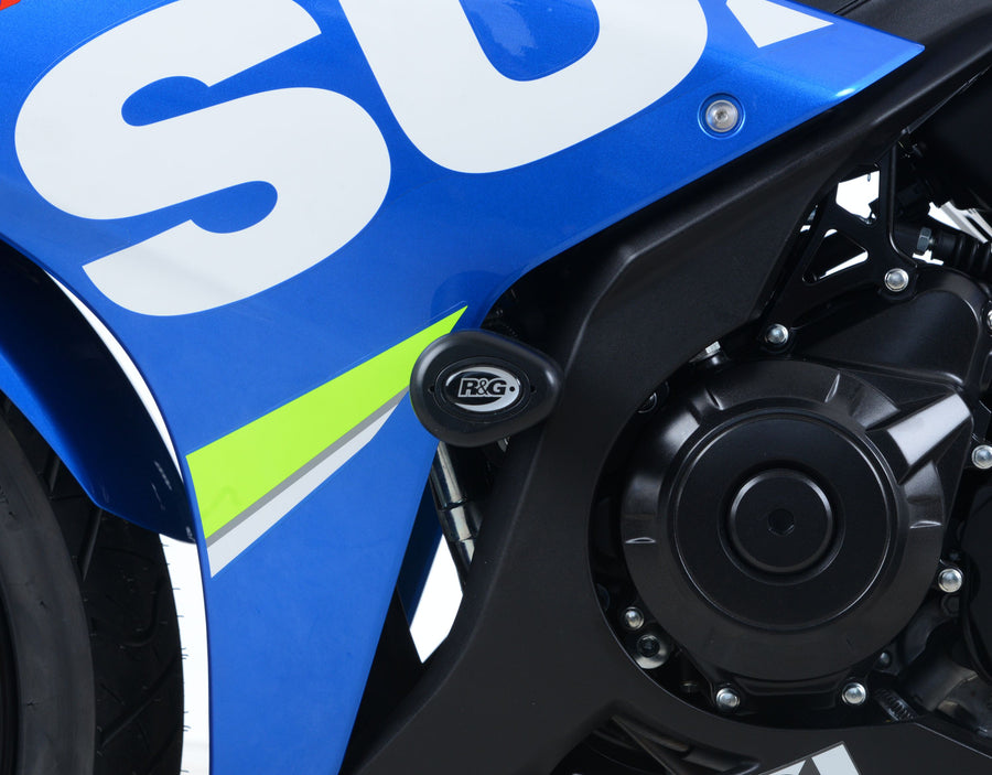 Suzuki GSX 250 R ABS [2018-2019] - Aero nárazové destičky černé (s krytem otvoru) Suzuki GSX250R