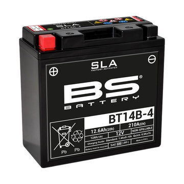 Yamaha Fzs 1000 Fazer [BS BATTERY] – bezúdržbová baterie SLA aktivována z výroby – BT14B-4