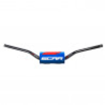 Yamaha Tt 125 [SCAR] - řídítka černá/pad modrá