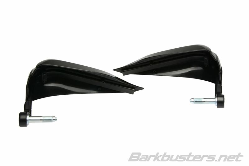 Suzuki GSX 800 S [BARKBUSTERS] - Sada předpažbí Storm Single Point Clamp Mount-Raddleman End Black
