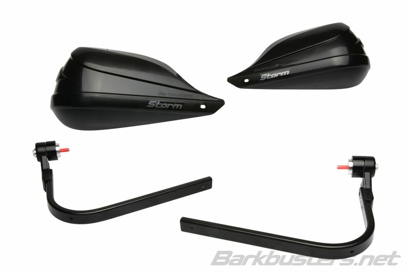 Kawasaki Z 900 [BARKBUSTERS] - Sada Storm Hanguads Single Point Clamp Mount-Raddleman End Black