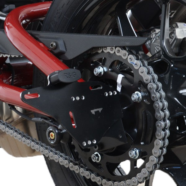 Indian FTR 1200 S [2019-2023] - Kennzeichenhalter (seitlich) - kleine Platte - Schwarz Indian FTR 1200