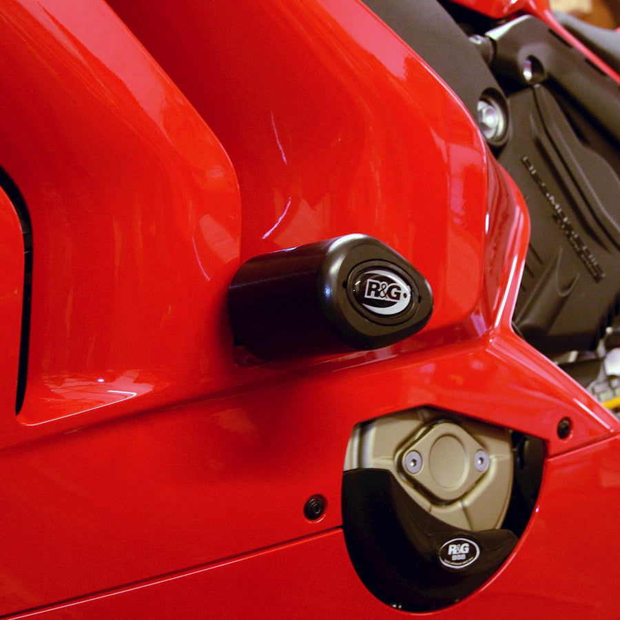 Ducati Panigale V4 S Corse [2019] - Aero-Sturzpads Schwarz Ducati Panigale V4