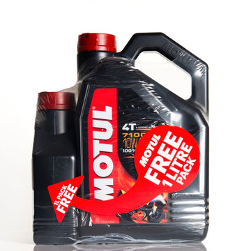 Syntetický motocykl motorový olej 10W40 4T 5L - Motul 7100