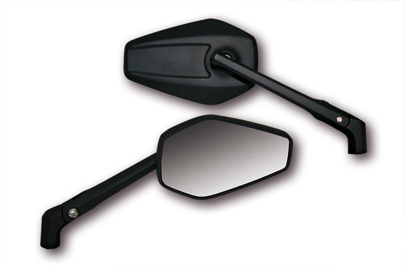 Honda Crf 1100 [SHIN YO] - Mirror Booster 2 Black (pár)