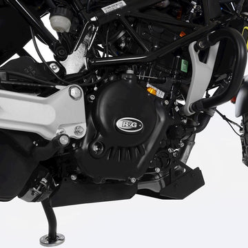 Husqvarna SVARTPILEN 125 [2021-2023] - Chránič krytu pravé klikové skříně řady Race (spojka) - Černá Husqvarna Svartpilen 125