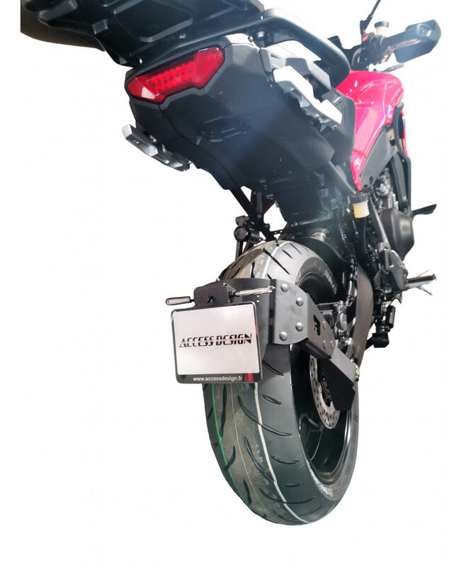 Yamaha Tracer 9 Y-Amt [PŘÍSTUPOVÝ DESIGN] - ''Wheel Fitted'' Držák SPZ černý - Yamaha MT-09 Tracer/GT