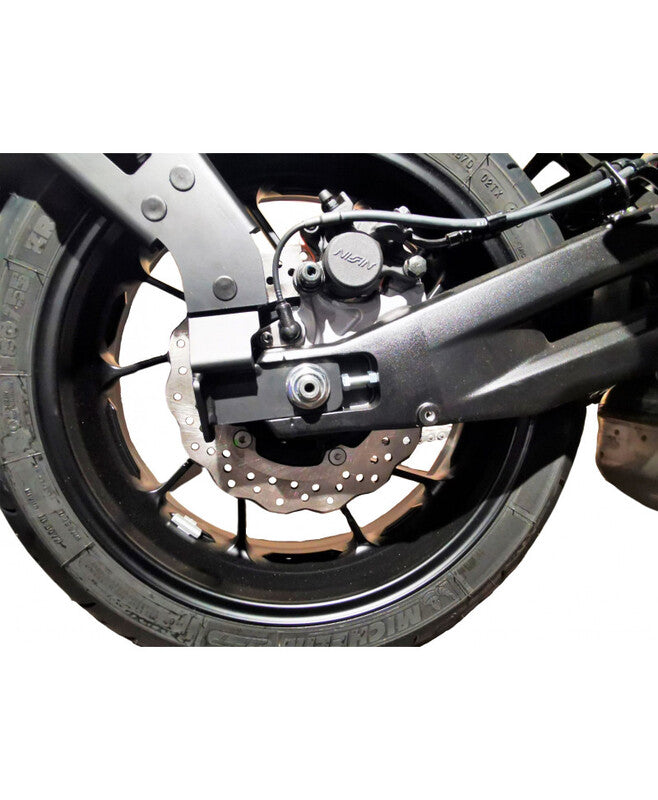 Yamaha Tracer 700 [PŘÍSTUPOVÝ DESIGN] - Držák SPZ ''Wheel Fitted'' Černý - Yamaha MT-07 Tracer