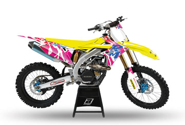 SUZUKI RM Z 450 [2018-2023] - Retro kompletní grafická sada - Suzuki RM 125/250