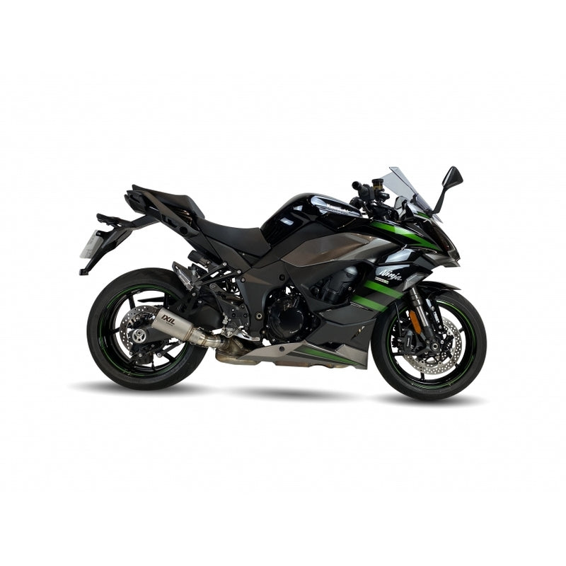 Kawasaki Ninja 1000 [IXIL] - RC tlumič výfuku z nerezové oceli / karbonová koncovka - CK7294RC