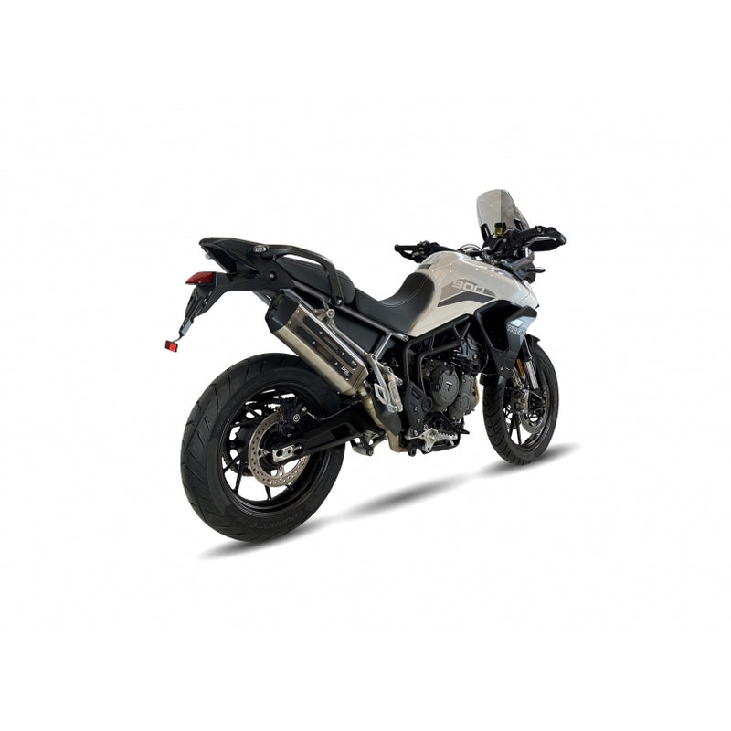 Triumph Tiger 900 Rally Pro [IXIL] - MXT tlumič nerez / koncovka černá - Triumph Tiger 900/GT/Rally - ET4066SS