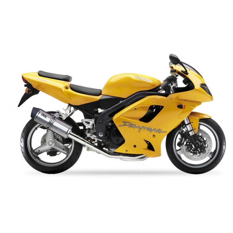 Triumph Speed ​​​​Triple 955 [IXIL] - Hrnec s šestihranným koncem z nerezové oceli / koncovka z nerezové oceli černá - OT4081VSE