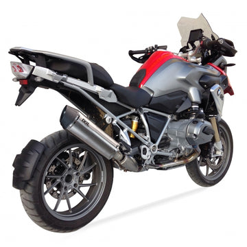 BMW R 1200 GS ABS (0 A 01) [2013-2015] - Hrnec šestihranný nerez / koncovka nerez černá - OB5097VSE
