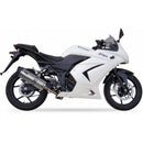Kawasaki Ninja 250 [IXIL] - Šestihranný tlumič výfuku nerezová ocel černá / koncovka nerezová ocel - OK7034VSE