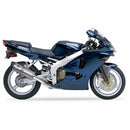 Kawasaki Ninja ZX-6 R (ZX 600 J) [2000-2001] - Hexoval Endtopf Edelstahl / Endkappe Edelstahl schwarz - OK7045VSE