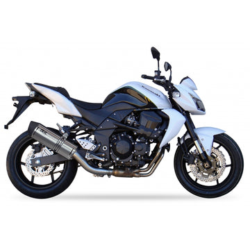 Kawasaki Z 750 Z750L [2007-2012] - Hexoval tlumič z nerezové oceli / koncovka černá