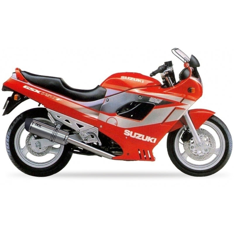 Suzuki Gsx 600 [IXIL] - Šestihranný tlumič výfuku nerez / koncovka černá