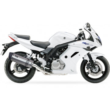 Suzuki Sv 650 [IXIL] - Šestihranný tlumič výfuku nerez / koncovka černá