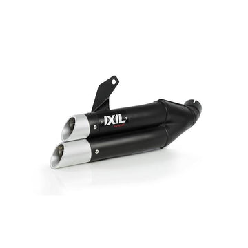 Honda CBR 500 R ABS PC44 [2013-2015] - Hyperlow Endtopf Edelstahl schwarz / Endkappe Aluminium - XH6333XB