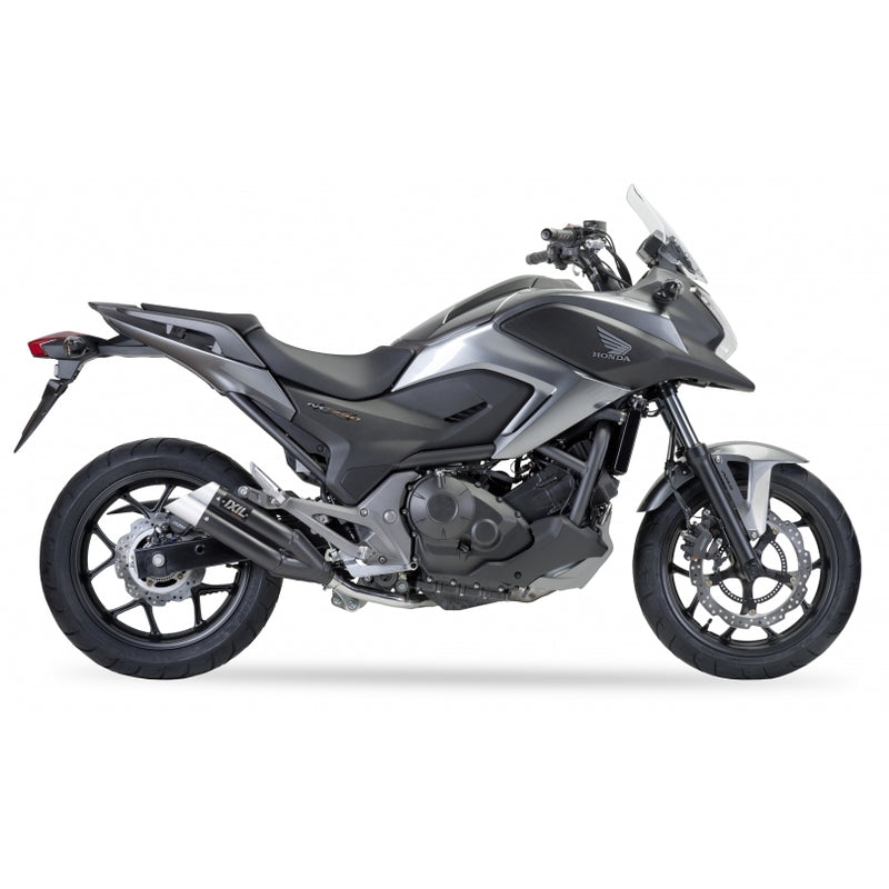 Honda Nc 750 [IXIL] - Hyperlow tlumič nerezová ocel černá / koncovka hliníková - XH6362XB