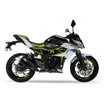 Kawasaki Ninja [IXIL] - Hyperlow tlumič výfuku z nerezové oceli černý / koncovka hliníková - XK7337XB