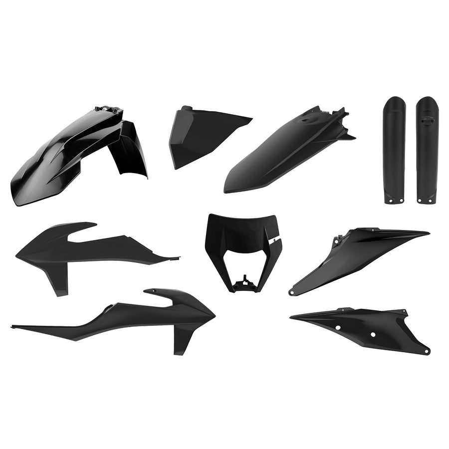 KTM 300 EXC TPI SIX Days [2020-2023] - Plastik-Kit Schwarz - KTM EXC/EXC-F