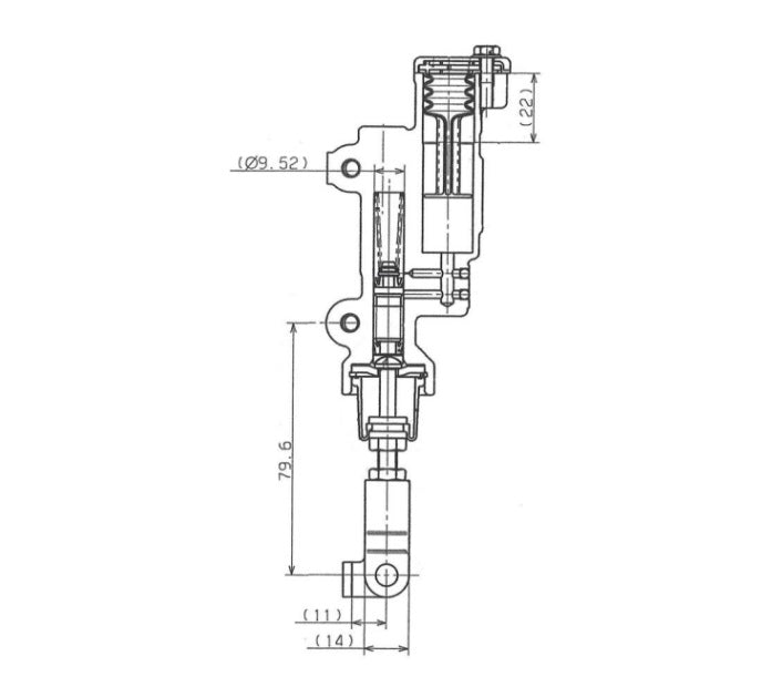 HONDA CRF 250 R [2024-2027] - Hauptbremszylinder für Hinterradbremse