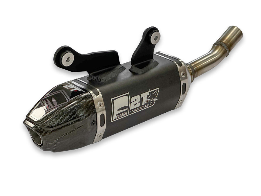 GAS GAS MC 125 [2023-2027] - Carby Schalldämpfer schwarzes Aluminium/Karbon-Endkappe