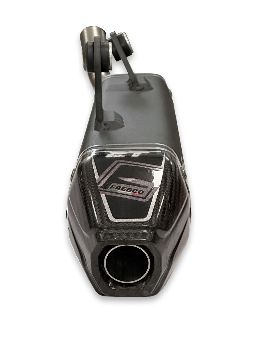Beta RX 300 2 T [2021-2026] - Carby Schalldämpfer schwarzes Aluminium/Karbon-Endkappe