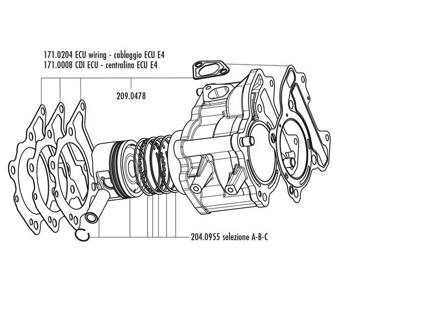 Piaggio Medley 125 IE ABS (MA 01) [2016-2018] - Zylinder Kit