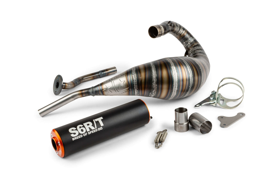 Beta RR Enduro 50 2T - Auspuff 80 - 90cc CNC orange / schwarz