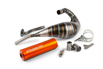 Beta RR SM 50 2T - Výfuk 80 - 90ccm CNC oranžový