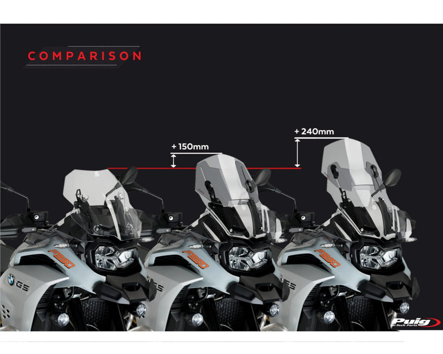 BMW F 750 GS [2024] – Nastavitelné čelní sklo – Tónované