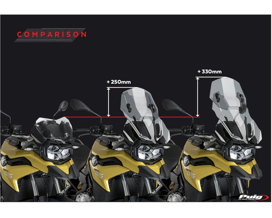 BMW F 800 GS [2025] – Nastavitelné čelní sklo – silně tónované