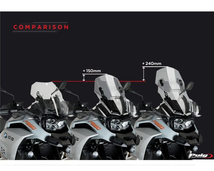 BMW F 750 GS [2024] – Nastavitelné čelní sklo – silně tónované