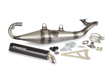MBK Nitro 50 2T LC [2000–] - Auspuff Pro Replica MK2 Schwarz