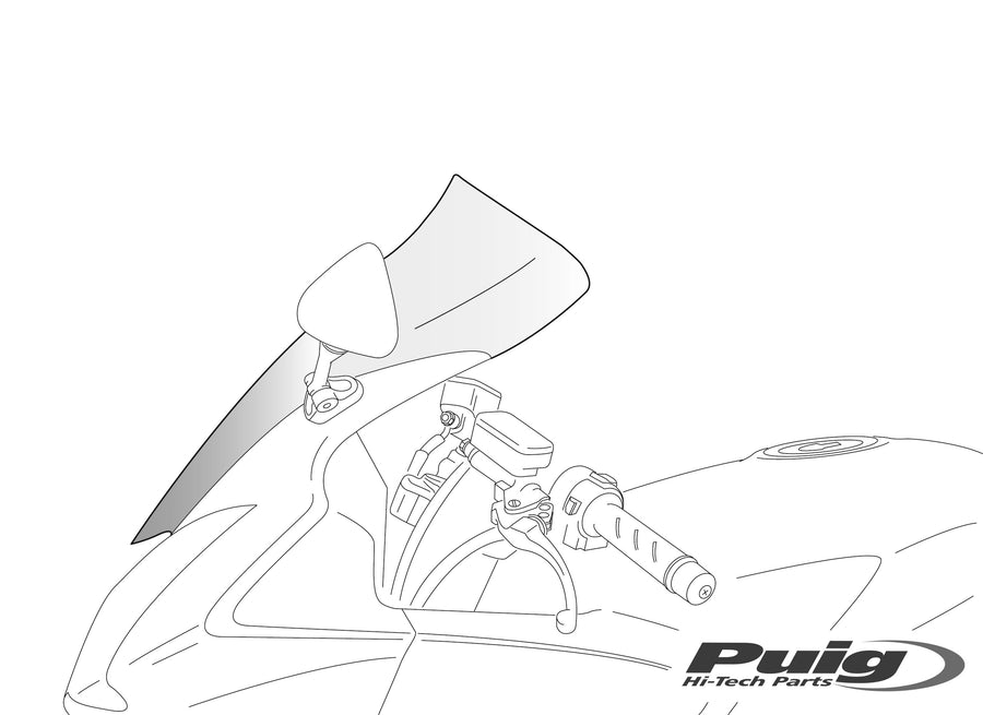 YAMAHA FJR 1300 [2001-2005] - cestovní čelní sklo