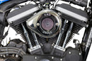 Harley-Davidson Xl 883 R Roadster [2009-2010, 2013] - Air Stinger Stealth Luftfiltersatz – Oberfläche: Silber – Bild 4