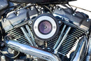 Harley-Davidson FXFB 1750 Softail Fat Bob 107 [2021] - Air Stinger Stealth Luftfiltersatz – Oberfläche: Schwarz, Verchromt – Bild 9