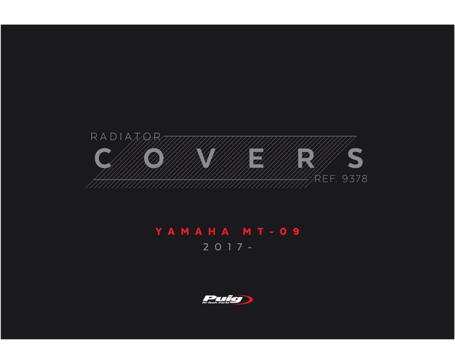 YAMAHA MT-09 SP [2020] – Krytka chladiče – Matte Black