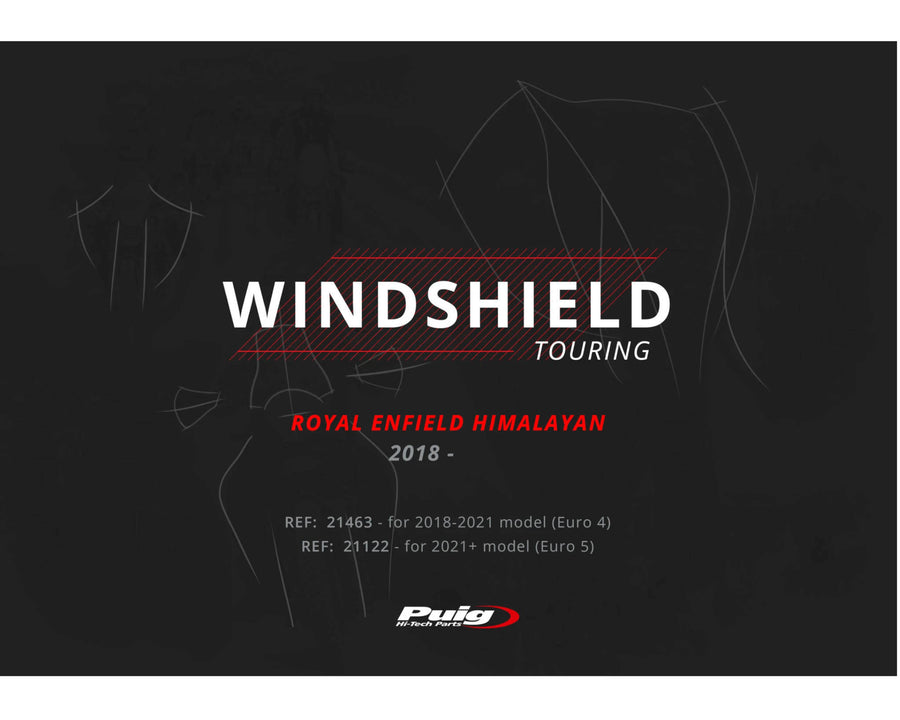 ROYAL ENFIELD HIMALAYAN 410 [2020] – Touring Screen – Tónovaná