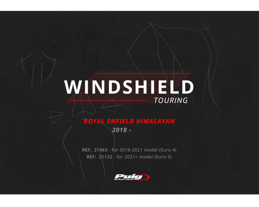 ROYAL ENFIELD HIMALAYAN 410 [2023] – Touring Screen – Tónovaná