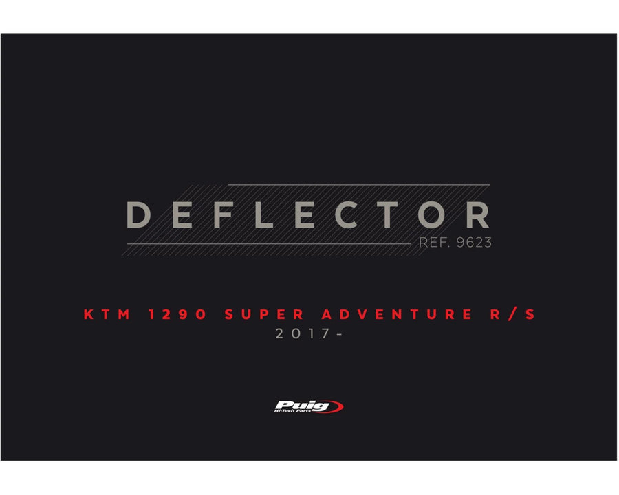 KTM 1290 SUPER ADVENTURE T [2023] – horní deflektor – průhledný
