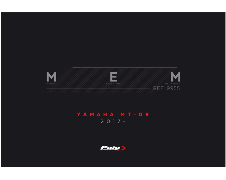 YAMAHA MT-09 SP [2020] – M.E.M. – Černá