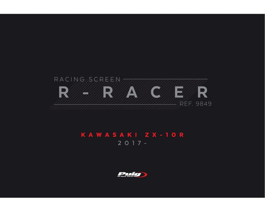 KAWASAKI ZX-10RR NINJA PERFORMANCE [2018] – obrazovka R-Racer – tónovaná